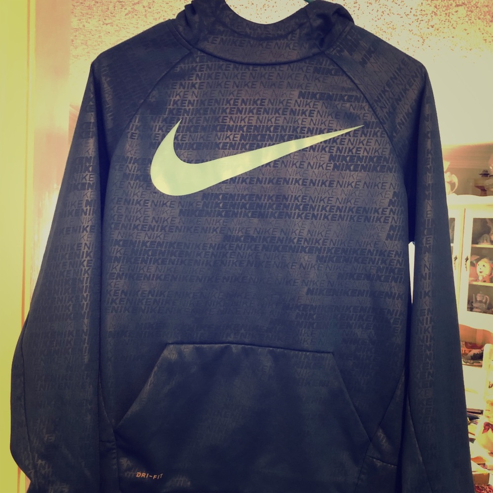 Nike therma dri fit hoodie blue